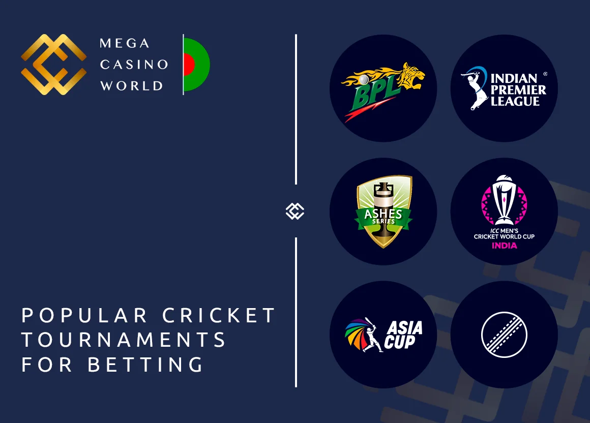 You can bet on all popular cricket events at MCW Bangladesh