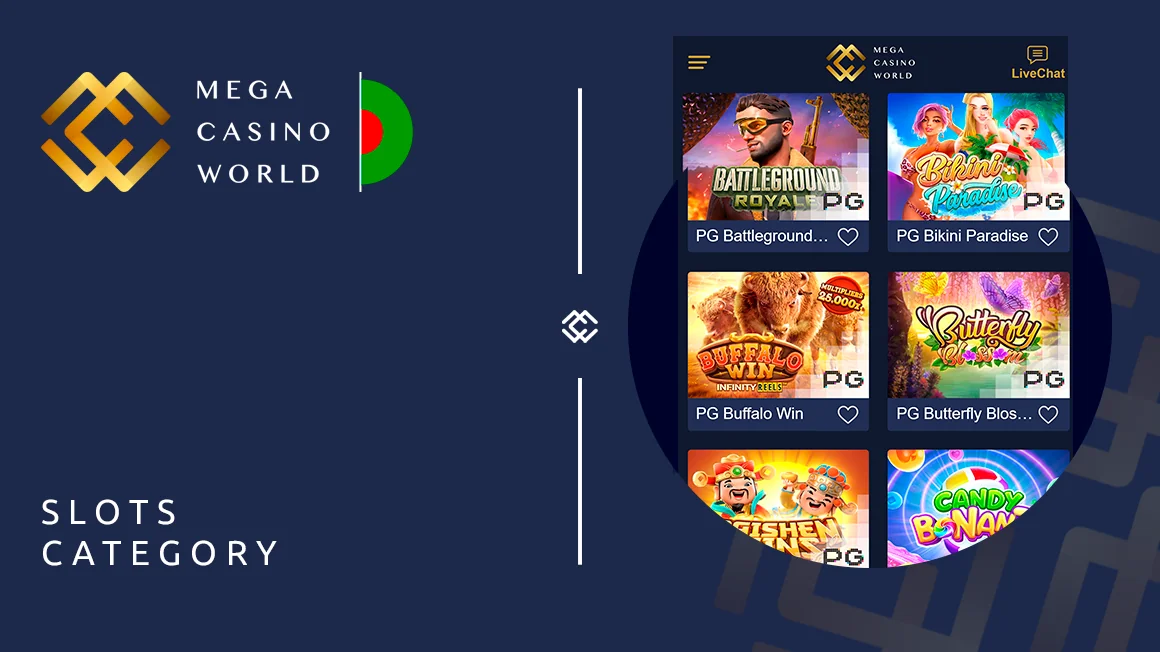 MCW Provides more than 2500 slot games to Bangladeshi players from various themes and providers